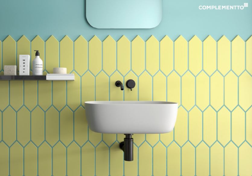 juntas de colores baño