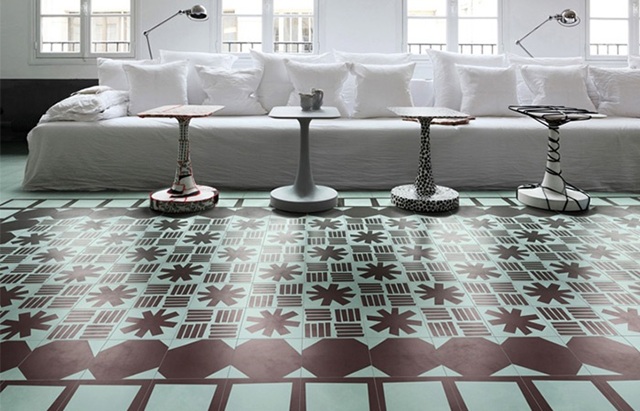 Bisazza contemporany cement tiles - Pavimentos y revestimientos