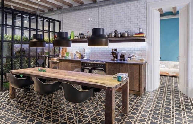 Bisazza contemporany cement tiles - Pavimentos y revestimientos