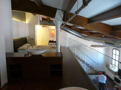 Tono Bagno Loft 22@ Barcelona diseños baño loft