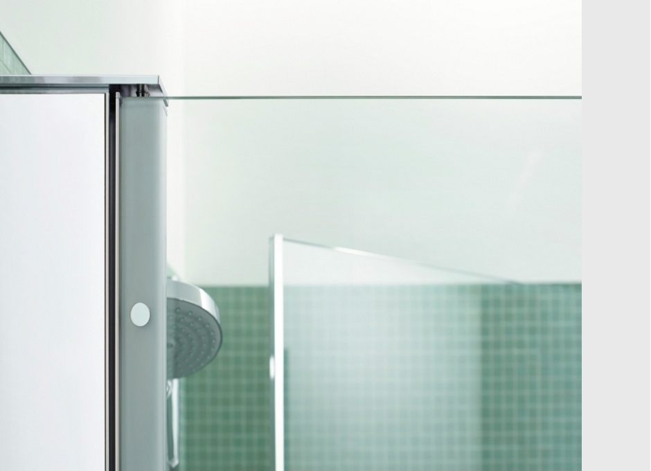 Mamparas para baño Open Space B Duravit, mamparas de ducha, tono Bango Barcelona