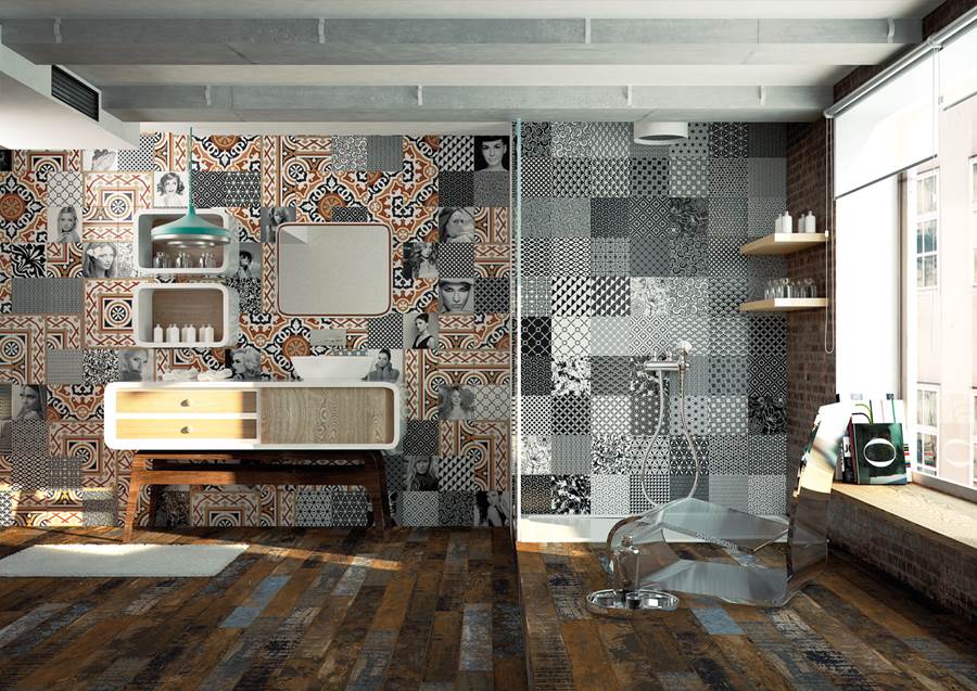 pavimentos porcelanicos barcelona, pavimentos revestimientos Aparici Serie Retro