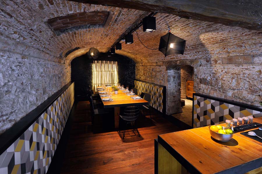 paredes para restaurantes rusticos, tono bagno barcelona