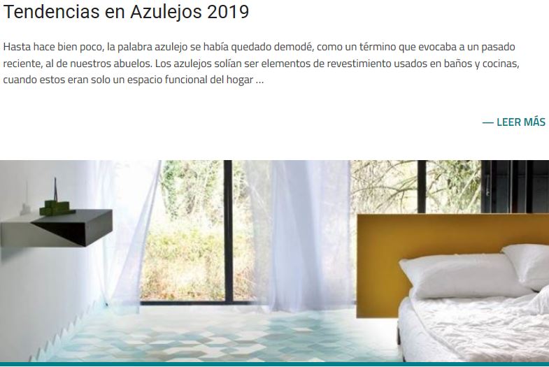 tendencias y novedades azulejos 2019