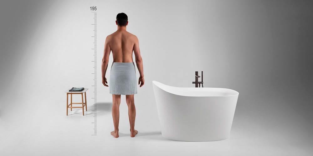 bañera pequeña, tendencias baños 2019