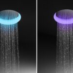 Una nueva colección en la que el concepto Meteo se desarrolla aun más. El cabezal de ducha Meteora es redondo y se integra en el techo en un elemento de superficie sólida. La caída del agua fluye como si de algo natural se tratara y da la sensación de que venga directamente del cielo ya que desde la ducha es casi invisible. Agua y luz se convierten en elementos arquitectónicos de simple funcionamiento. Perfectamente estudiado e integrado para proporcionar continuidad en el acabado del techo.