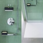 Mamparas para baño Open Space B Duravit, mamparas de ducha, tono Bango Barcelona